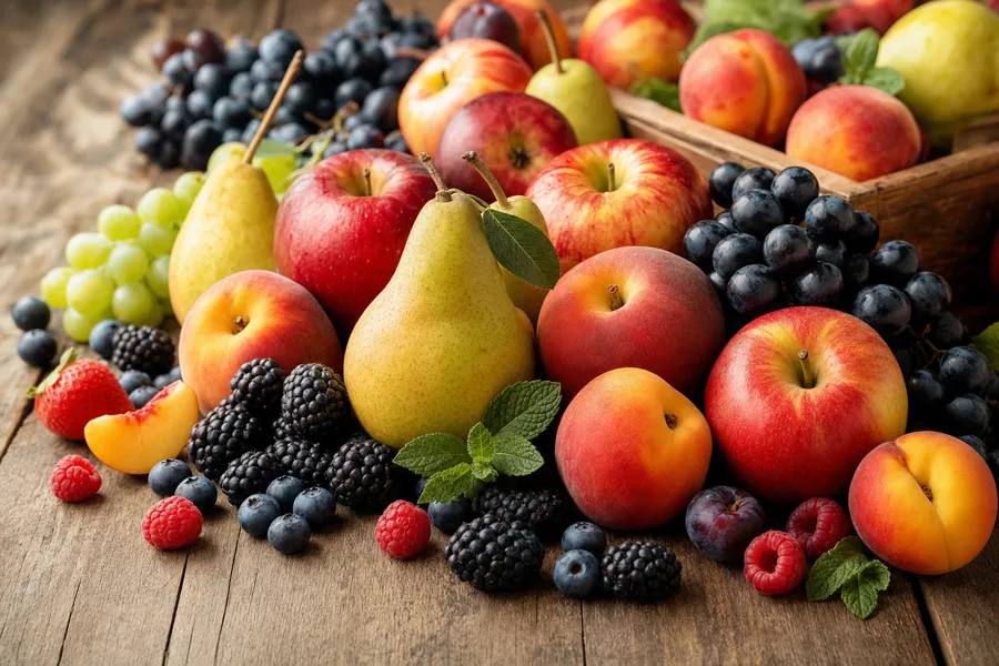 Fruits biologiques frais