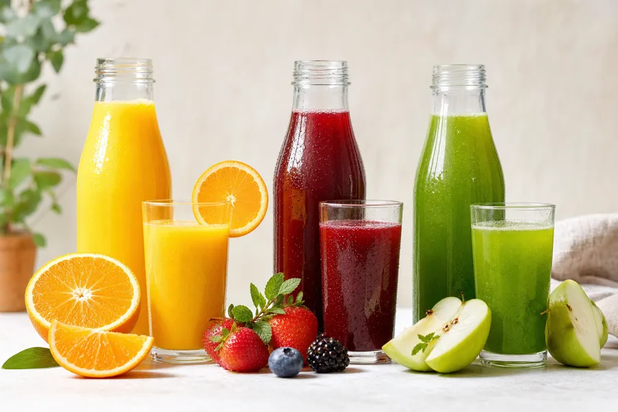 Jus de fruit pressés du jour